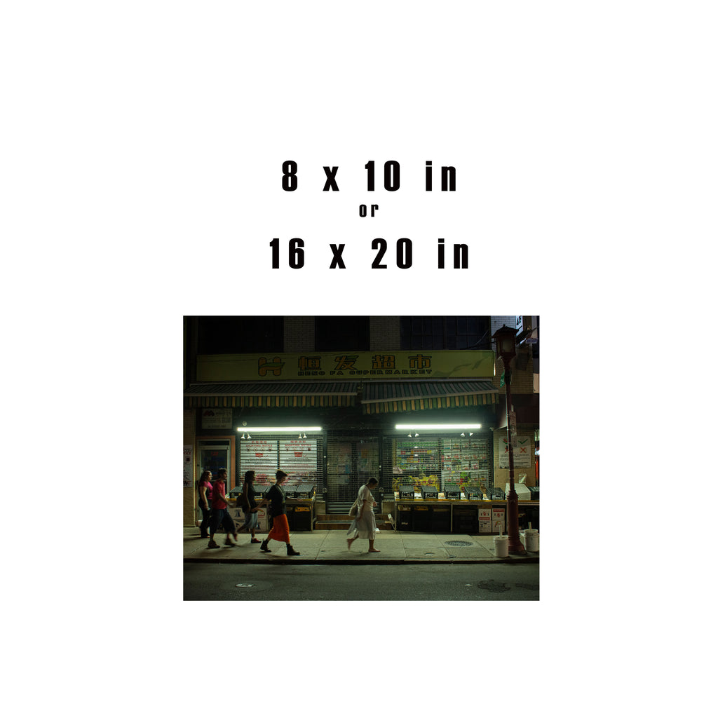 Walking in Chinatown
