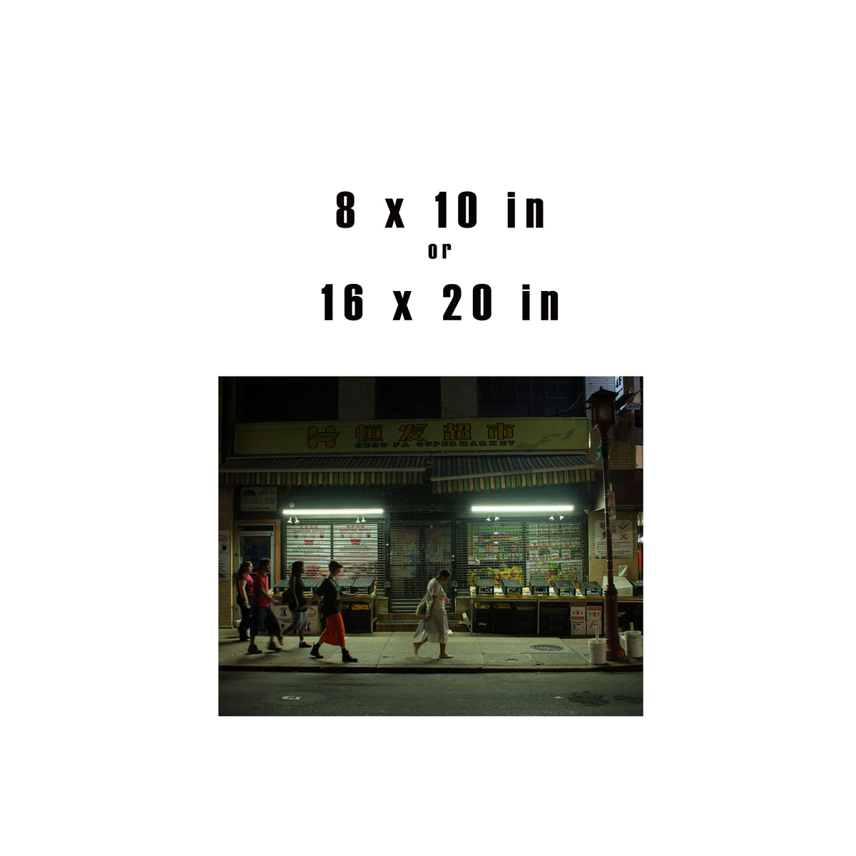 Walking in Chinatown
